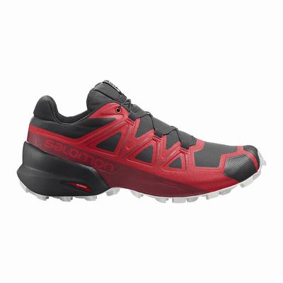 Salomon SPEEDCROSS 5 - Miesten Polkujuoksukengät - Valkoinen/Mustat